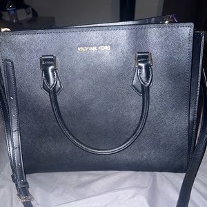 Large black michael kors satchel